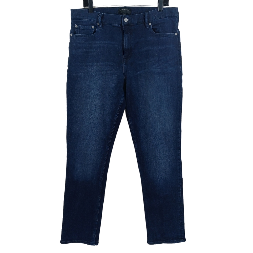 Banana Republic Blue "The Slim Jean" Size 35x32